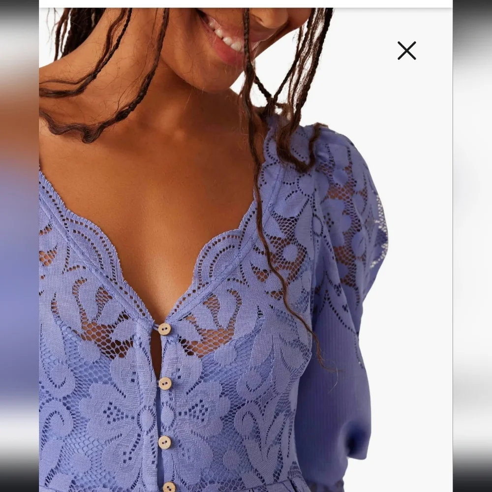 NWOT XS Free People Shadow Dance Midi NO SLIP Flaw* - Picture 3 of 7